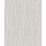 A-Street Prints Huntington Silver Geometric Stripe Wallpaper - SKU 4155-72819