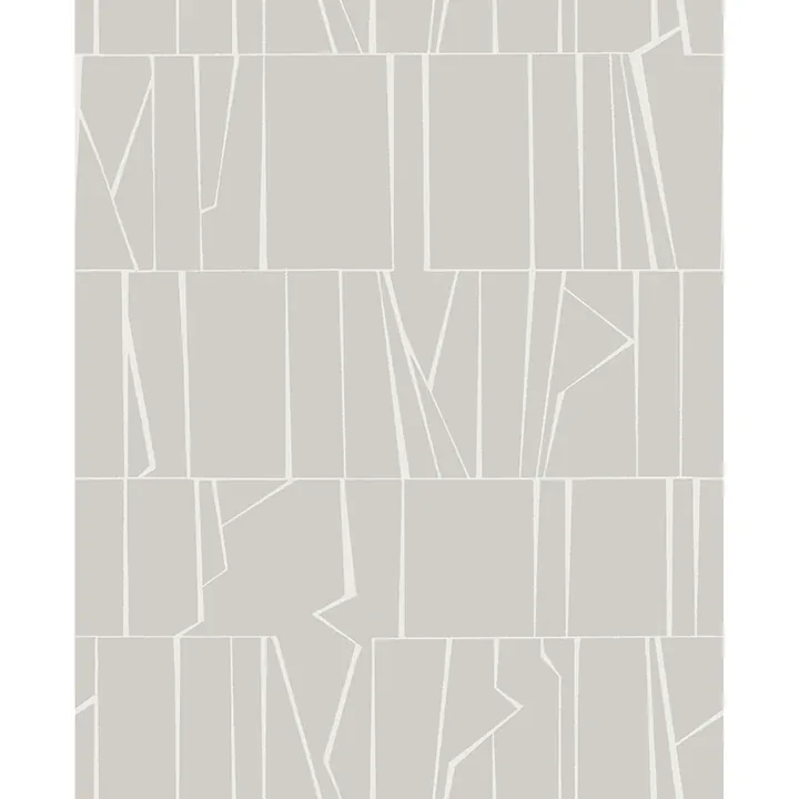 4155-72819 | Huntington Silver Geometric Stripe Wallpaper