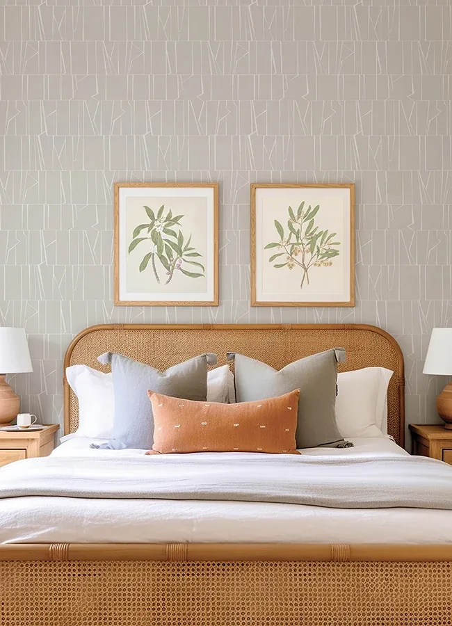 A-Street Prints Huntington Silver Geometric Stripe Wallpaper - SKU 4155-72819