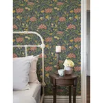 A-Street Prints Hybbe Blue Hydrangea Garden Wallpaper - SKU 2999-55020