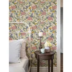 A-Street Prints Hybbe Multicolor Hydrangea Garden Wallpaper - SKU 2999-55021