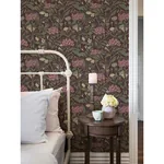 A-Street Prints Hybbe Purple Garden Wallpaper - SKU 2999-55024