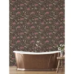 A-Street Prints Hybbe Purple Garden Wallpaper - SKU 2999-55024