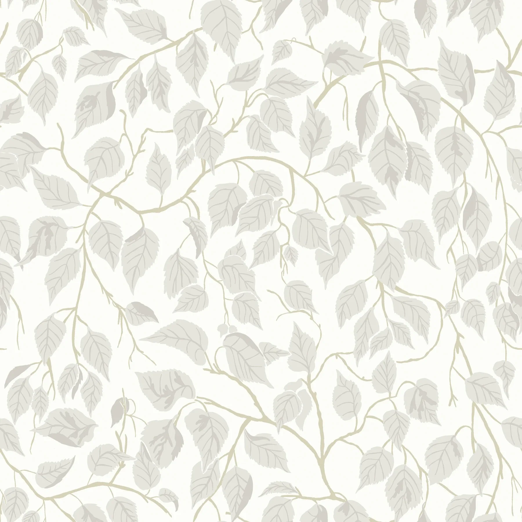 A-Street Prints Hängbjörk Dove Vine Wallpaper - SKU 4201-20106