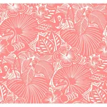 A-Street Prints Idalia Coral Floral Flamingo Wallpaper - SKU 4135-72717
