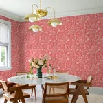 A-Street Prints Idalia Coral Floral Flamingo Wallpaper - SKU 4135-72717