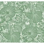A-Street Prints Idalia Green Floral Flamingo Wallpaper - SKU 4135-72714