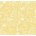 A-Street Prints Idalia Yellow Floral Flamingo Wallpaper - SKU 4135-72715