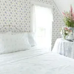 A-Street Prints Ikat Rose Blue Small Print Wallpaper - SKU AST4107
