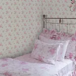 A-Street Prints Ikat Rose Tinted Petals Small Print Wallpaper - SKU AST4108