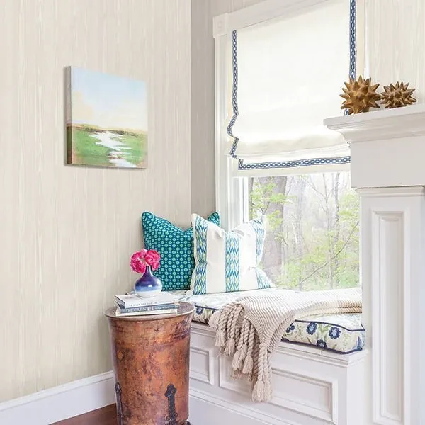 A-Street Prints Illusion Beige Faux Wood Wallpaper - SKU 2744-24155