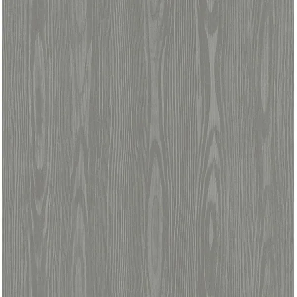 2744-24153 | Illusion Grey Faux Wood Wallpaper