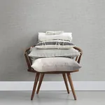 A-Street Prints In The Loop Grey Faux Grasscloth Wallpaper - SKU 2829-82052