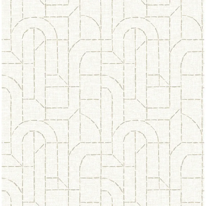 4146-27221 | Integrity Dove Arched Outlines Wallpaper