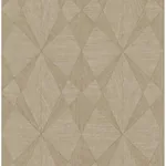 A-Street Prints Intrinsic Light Brown Geometric Wood Wallpaper - SKU 2908-25330