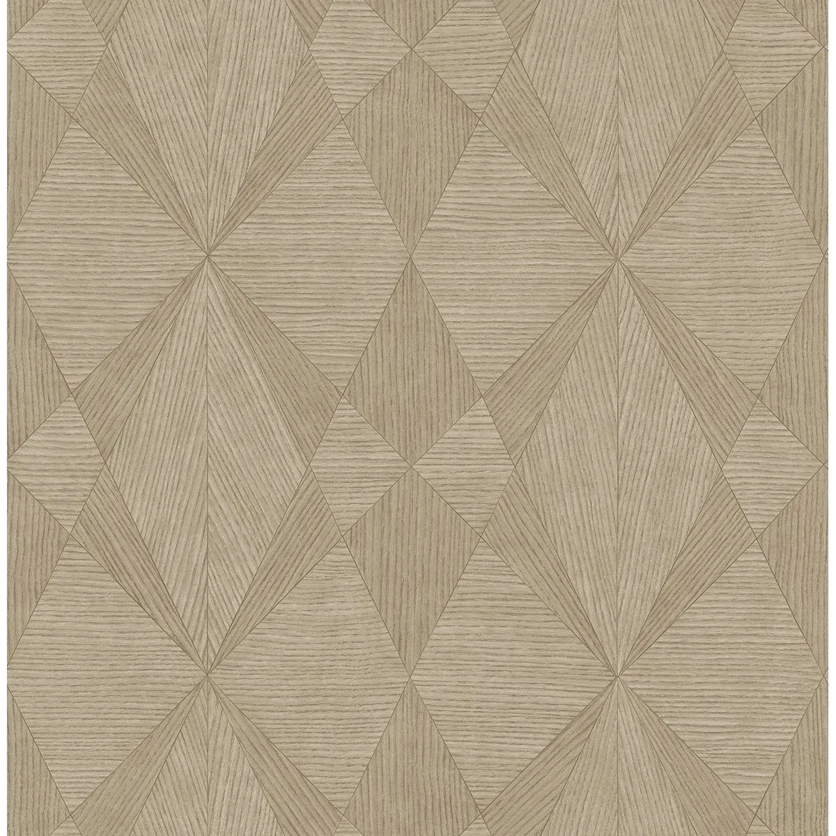 A-Street Prints Intrinsic Light Brown Geometric Wood Wallpaper - SKU 2908-25330