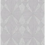 A-Street Prints Intrinsic Silver Geometric Wood Wallpaper - SKU 2908-25333