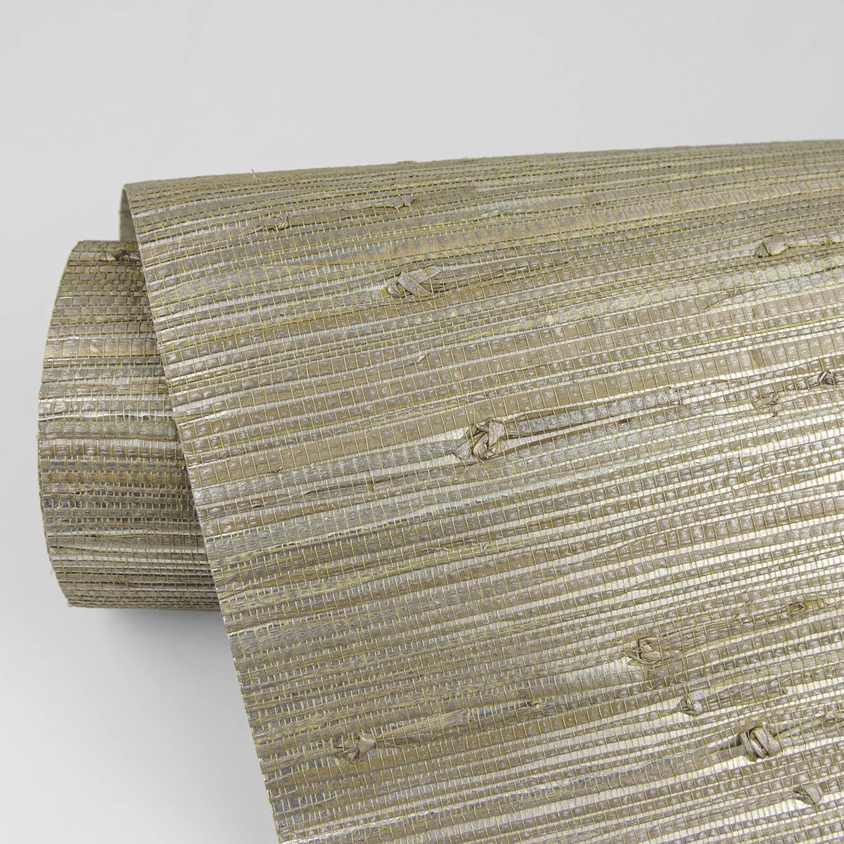 A-Street Prints Iriga Gold Grasscloth Wallpaper - SKU 2829-80002