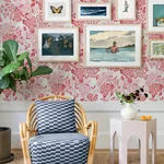 A-Street Prints Irina Coral Floral Blooms Wallpaper | Wallpaper Twins A-Street Prints Irina Coral Floral Blooms Wallpaper - SKU 4081-26301