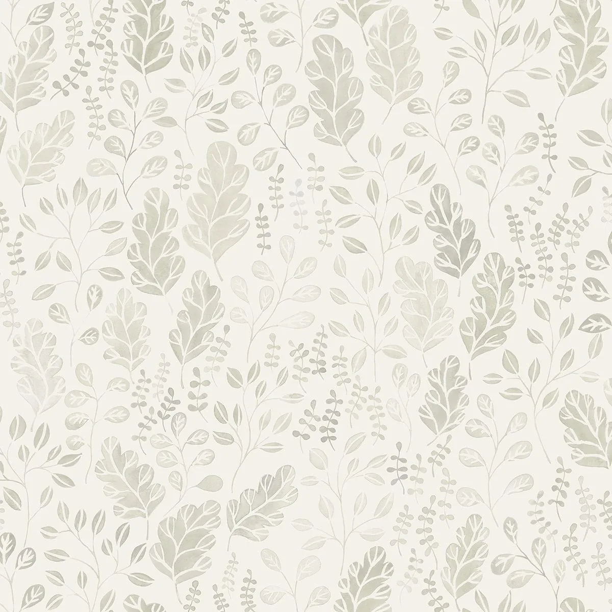 A-Street Prints Isha Beige Leaf Wallpaper - SKU 2948-27011