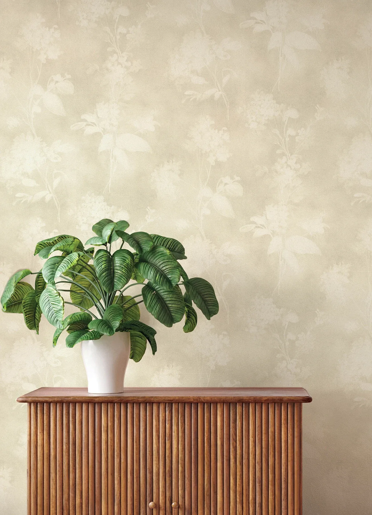 A-Street Prints Izara Beige Botanical Wallpaper - SKU 4202-481419