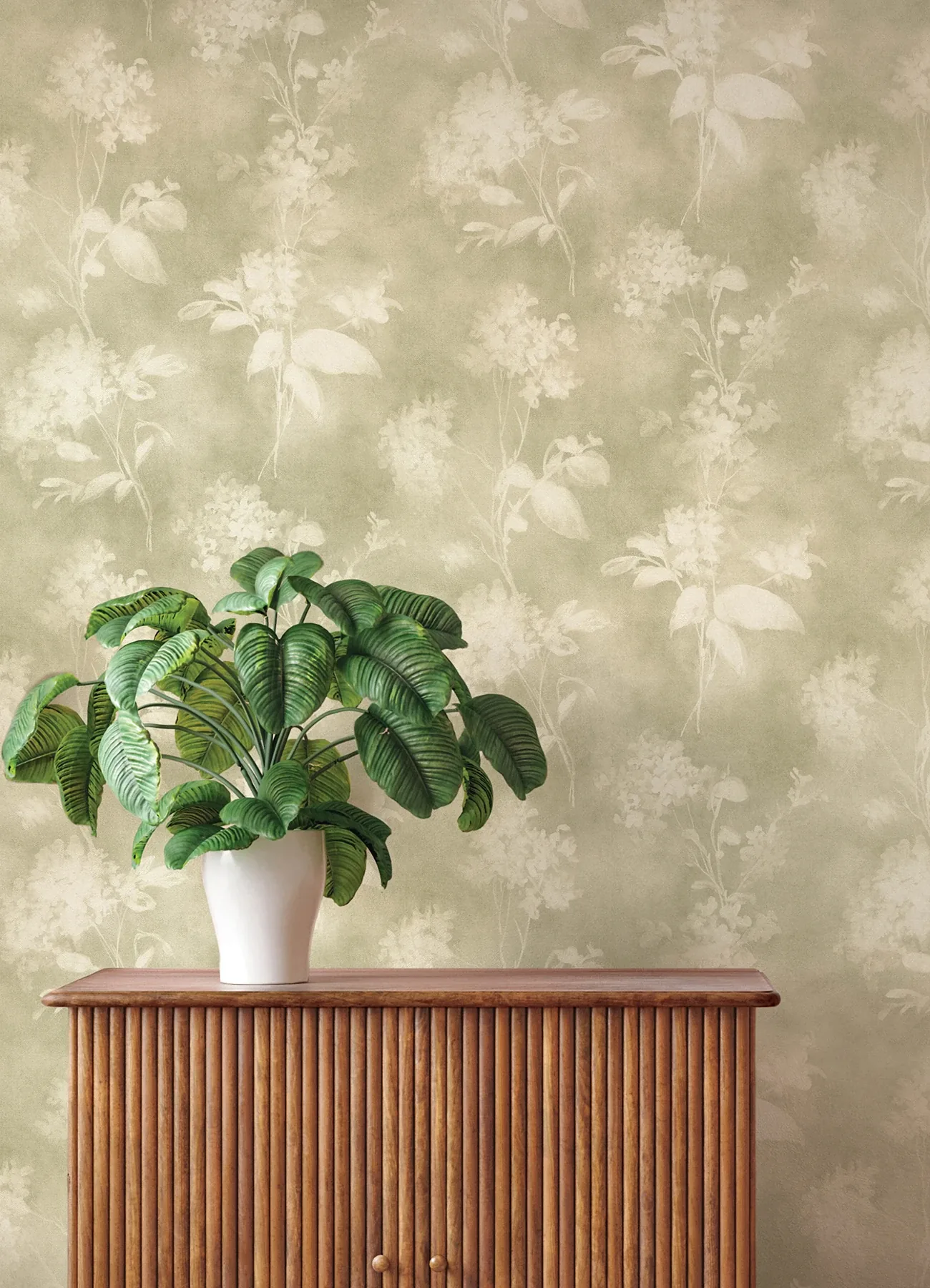 A-Street Prints Izara Light Green Botanical Wallpaper - SKU 4202-481402