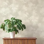 A-Street Prints Izara Light Grey Botanical Wallpaper - SKU 4202-481457