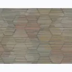 A-Street Prints Jabari Brown Geometric Faux Grasscloth Wallpaper - SKU 2949-60515