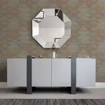 A-Street Prints Jabari Brown Geometric Faux Grasscloth Wallpaper - SKU 2949-60515
