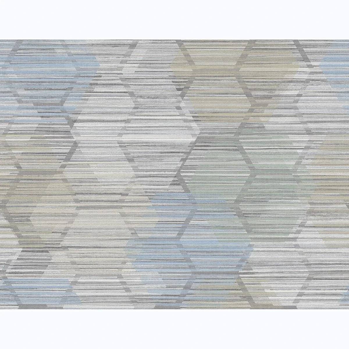 2949-60512 | Jabari Light Blue Geometric Faux Grasscloth Wallpaper