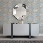 A-Street Prints Jabari Light Blue Geometric Faux Grasscloth Wallpaper - SKU 2949-60512