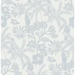 A-Street Prints Jacaranda Light Blue Tropical Trail Wallpaper - SKU 4146-27245