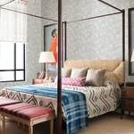 A-Street Prints Jacaranda Light Blue Tropical Trail Wallpaper - SKU 4146-27245