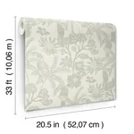 A-Street Prints Jacaranda Sage Tropical Trail Wallpaper - SKU 4146-27244