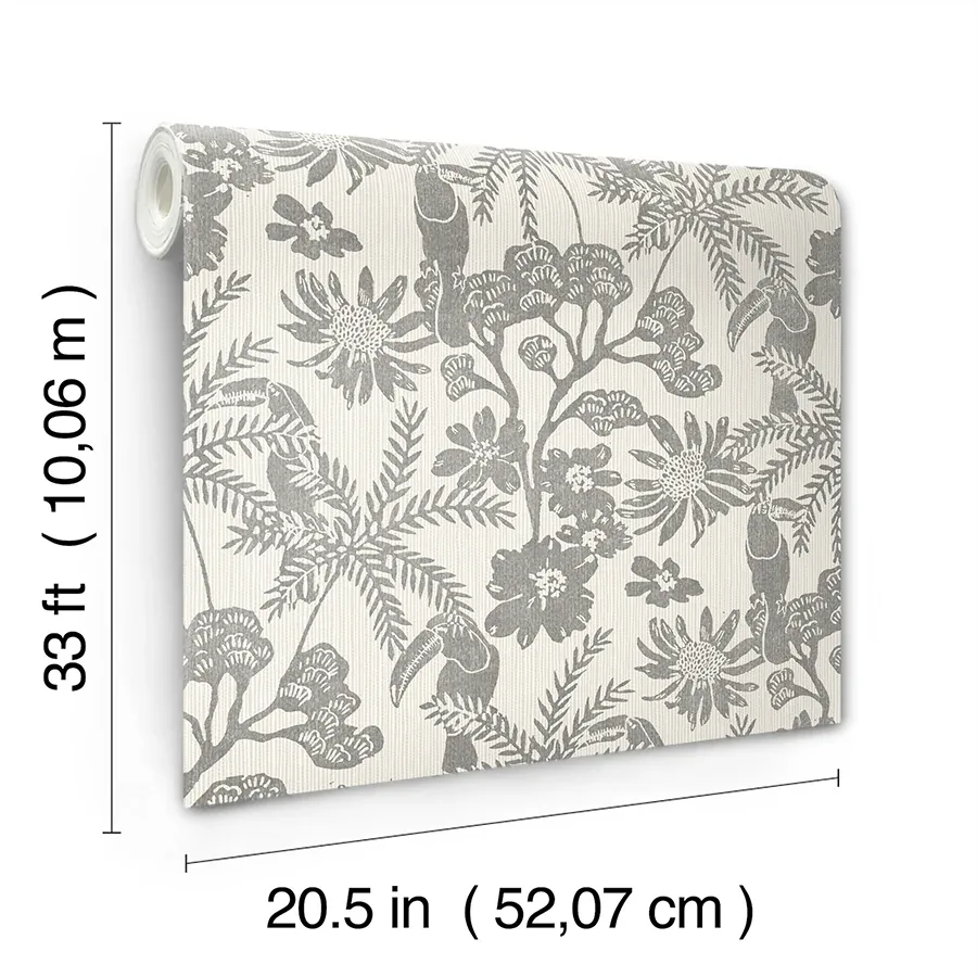 A-Street Prints Jacaranda Stone Tropical Trail Wallpaper - SKU 4146-27247