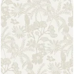 A-Street Prints Jacaranda Taupe Tropical Trail Wallpaper - SKU 4146-27246