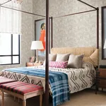 A-Street Prints Jacaranda Taupe Tropical Trail Wallpaper - SKU 4146-27246