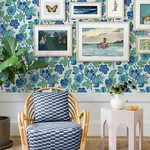 A-Street Prints Jana Green Jacobean Wallpaper - SKU 4081-26339