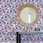 A-Street Prints Jana Red Jacobean Wallpaper | Wallpaper Twins A-Street Prints Jana Red Jacobean Wallpaper - SKU 4081-26338