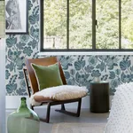A-Street Prints Jana Teal Jacobean Wallpaper | Wallpaper Twins A-Street Prints Jana Teal Jacobean Wallpaper - SKU 4081-26340