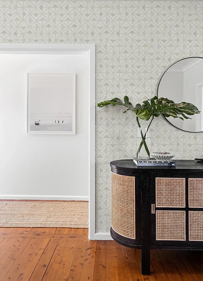 A-Street Prints Jekyl Beige Triangles Wallpaper | Wallpaper Twins A-Street Prints Jekyl Beige Triangles Wallpaper - SKU 4074-26636