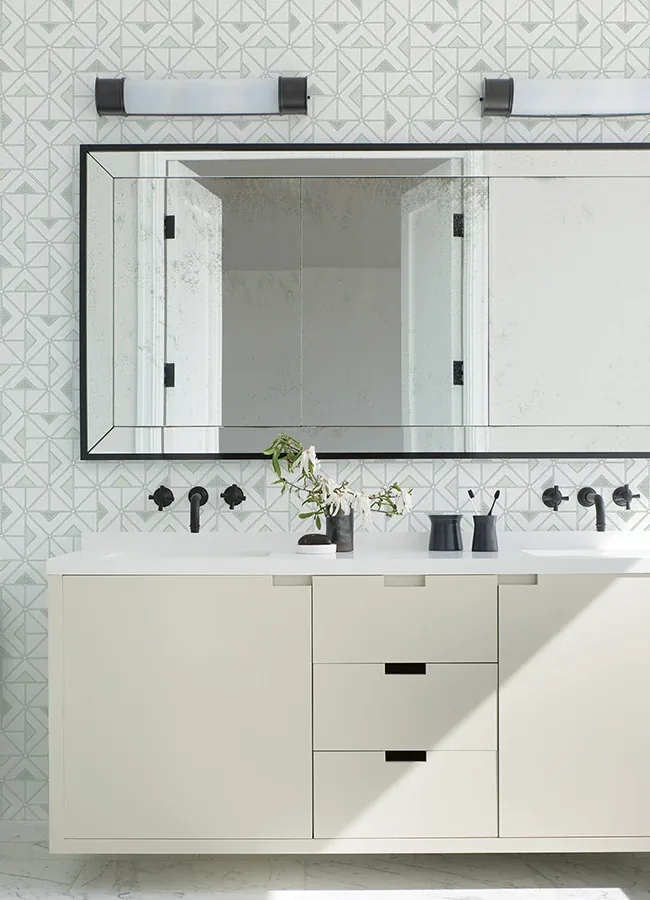 A-Street Prints Jekyl Green Triangles Wallpaper | Wallpaper Twins A-Street Prints Jekyl Green Triangles Wallpaper - SKU 4074-26634
