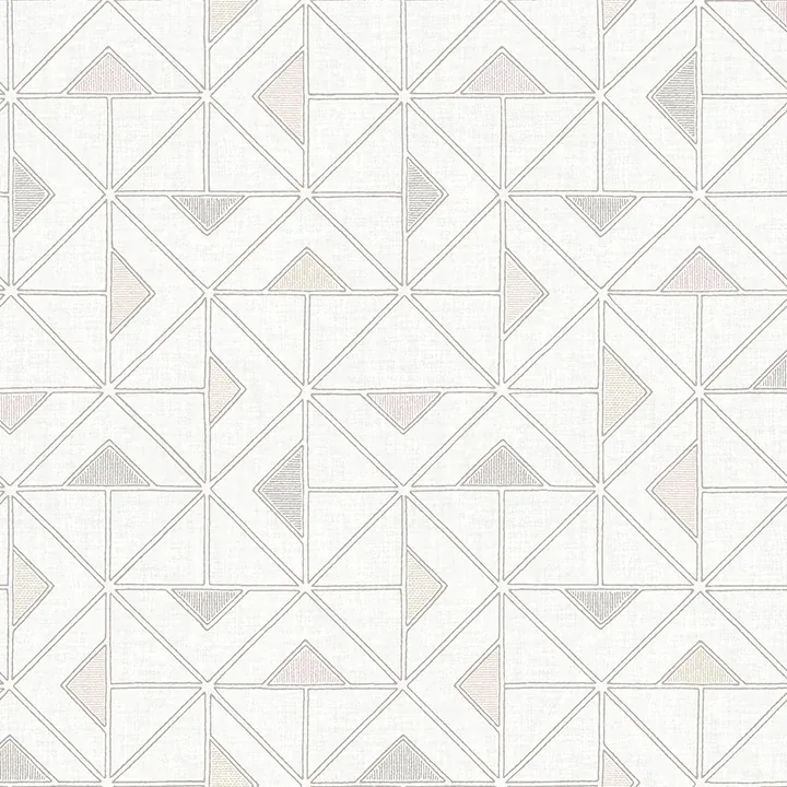 A-Street Prints Jekyl Neutral Triangles Wallpaper - SKU 4074-26637