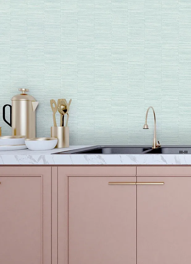 A-Street Prints Jenga Aqua Striped Column Wallpaper | Wallpaper Twins A-Street Prints Jenga Aqua Striped Column Wallpaper - SKU 2988-70604