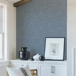 A-Street Prints Jenga Blue Striped Column Wallpaper | Wallpaper Twins A-Street Prints Jenga Blue Striped Column Wallpaper - SKU 2988-70602