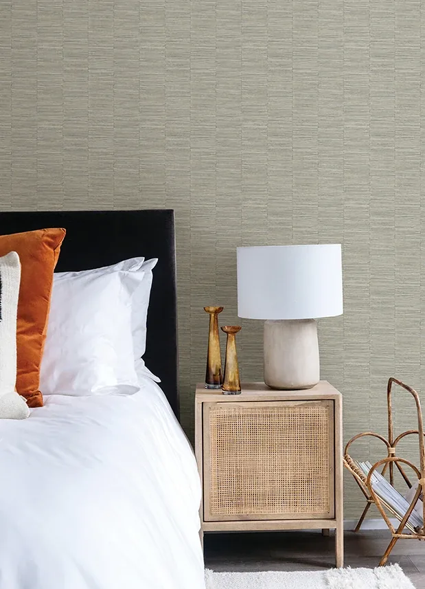 A-Street Prints Jenga Grey Striped Column Wallpaper | Wallpaper Twins A-Street Prints Jenga Grey Striped Column Wallpaper - SKU 2988-70606
