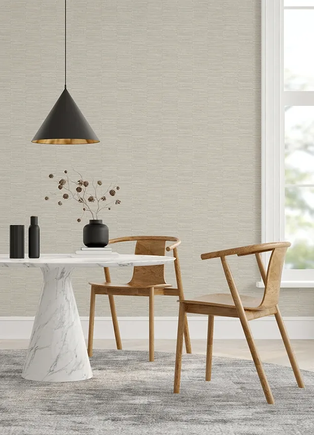 A-Street Prints Jenga Light Grey Striped Column Wallpaper | Wallpaper Twins A-Street Prints Jenga Light Grey Striped Column Wallpaper - SKU 2988-70605