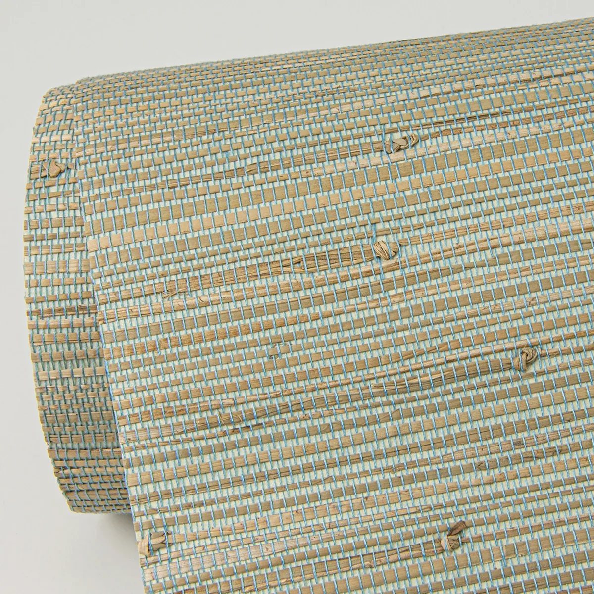 A-Street Prints Jeong Teal Knotted Weave Grasscloth Wallpaper | Wallpaper Twins A-Street Prints Jeong Teal Knotted Weave Grasscloth Wallpaper - SKU 2972-65437