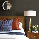 A-Street Prints Jia Charcoal Paper Weave Wallpaper - SKU 2923-86141