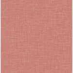A-Street Prints Jocelyn Pink Faux Linen Wallpaper - SKU 2903-25872